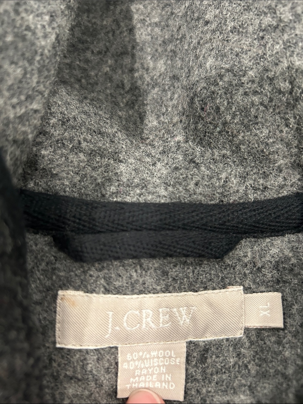 J. Crew Wool Toggle Coat - Picture 2 of 3